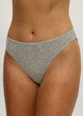 Pointelle High Waisted Cheeky Brief - Bamboo Underwear
