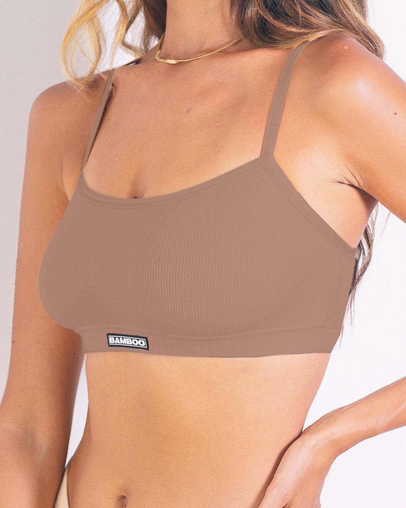 Rib High Bralette