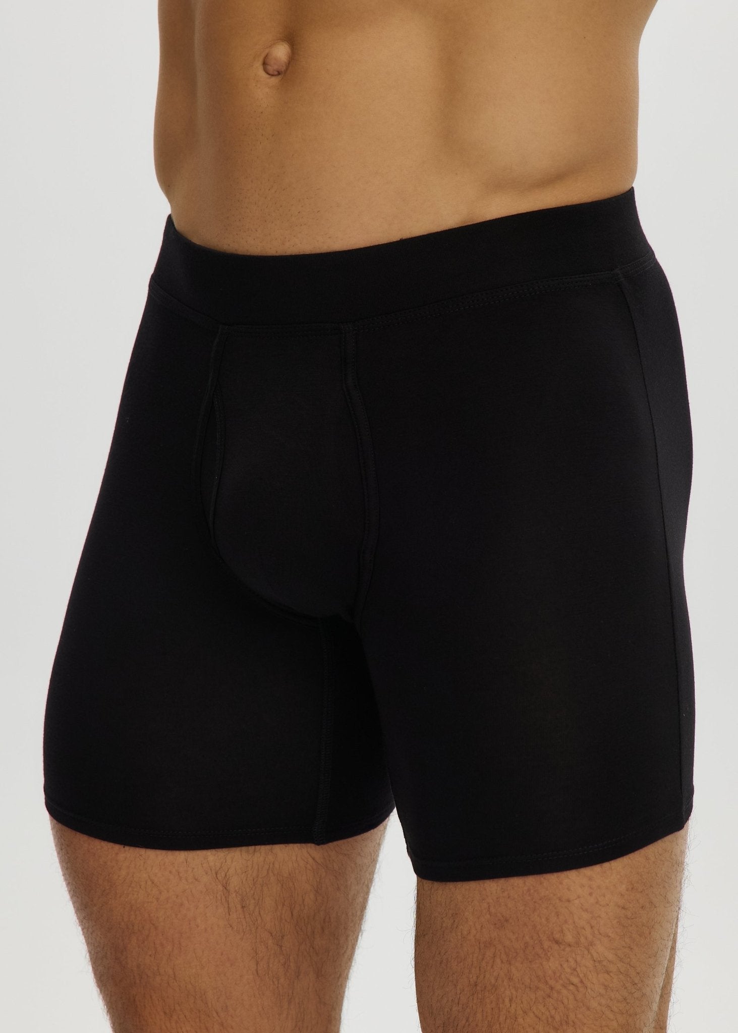 Essential Long Boxer Front Opening