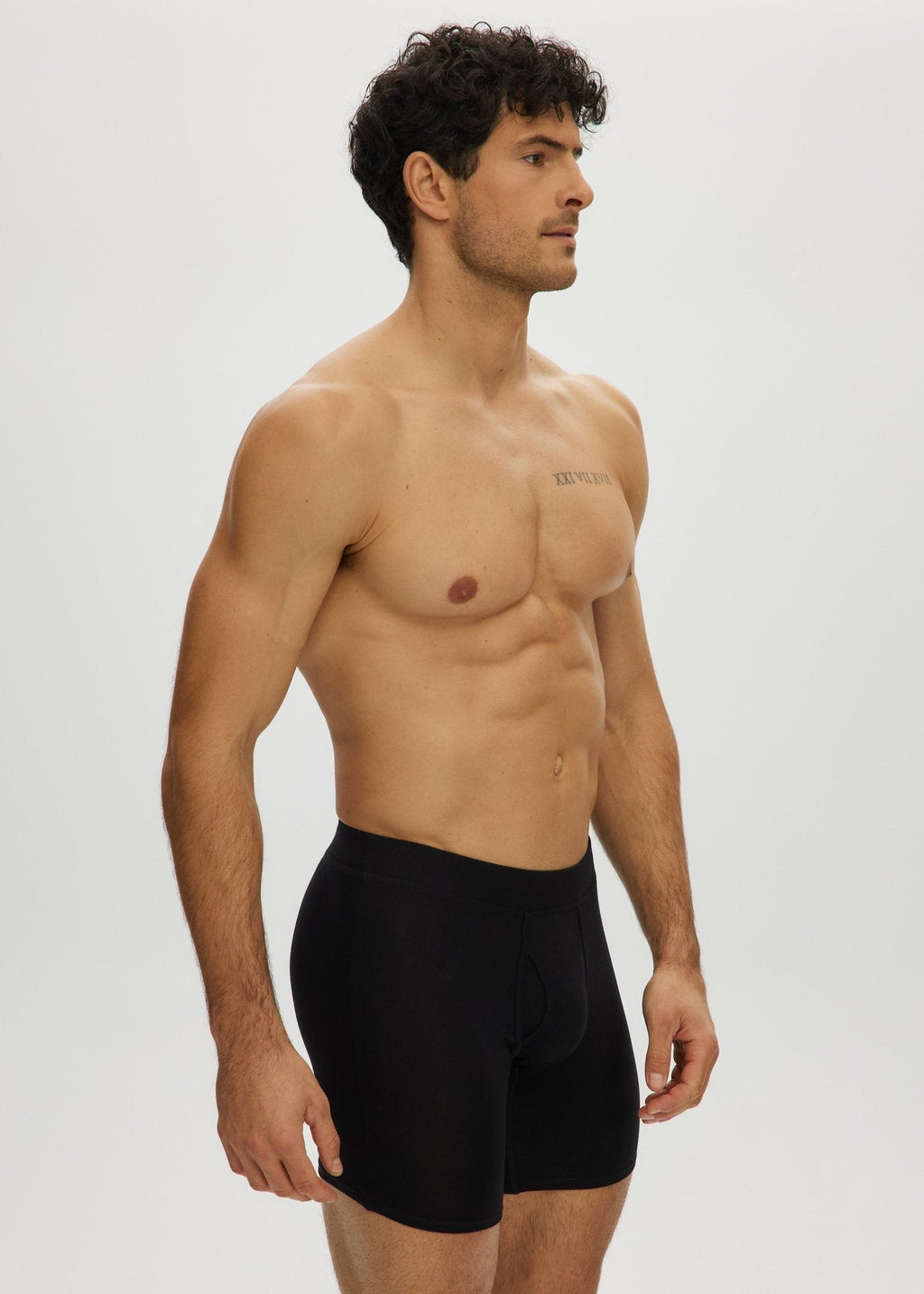 Essential Long Boxer Front Opening