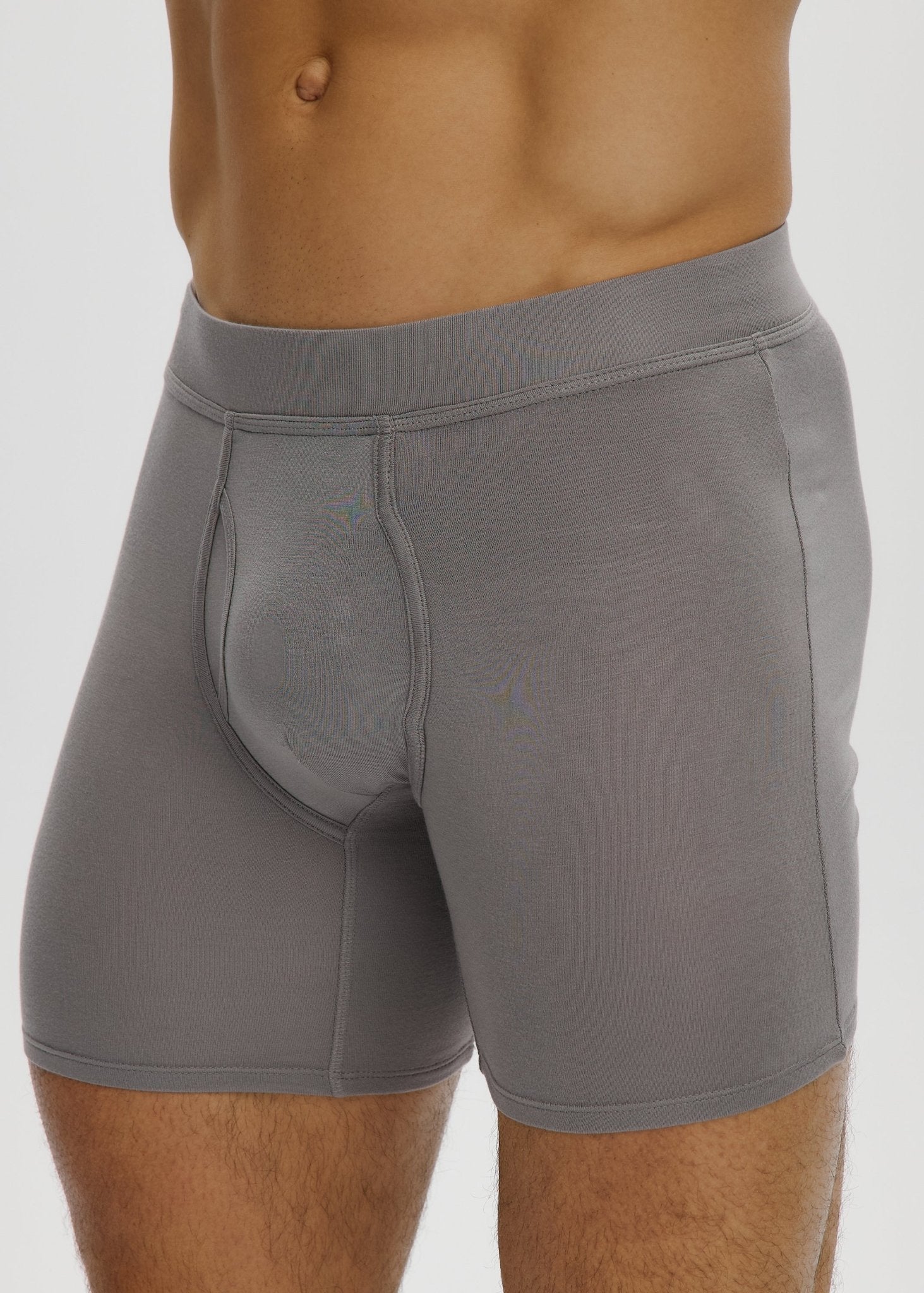 Essential Long Boxer Front Opening
