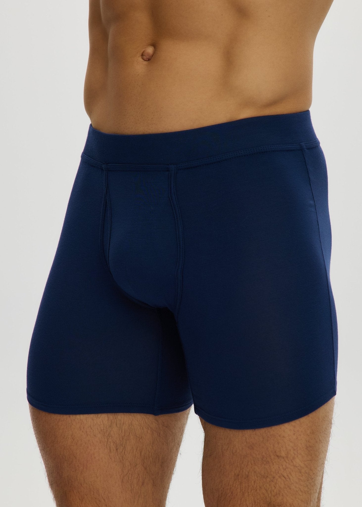 Essential Long Boxer Front Opening