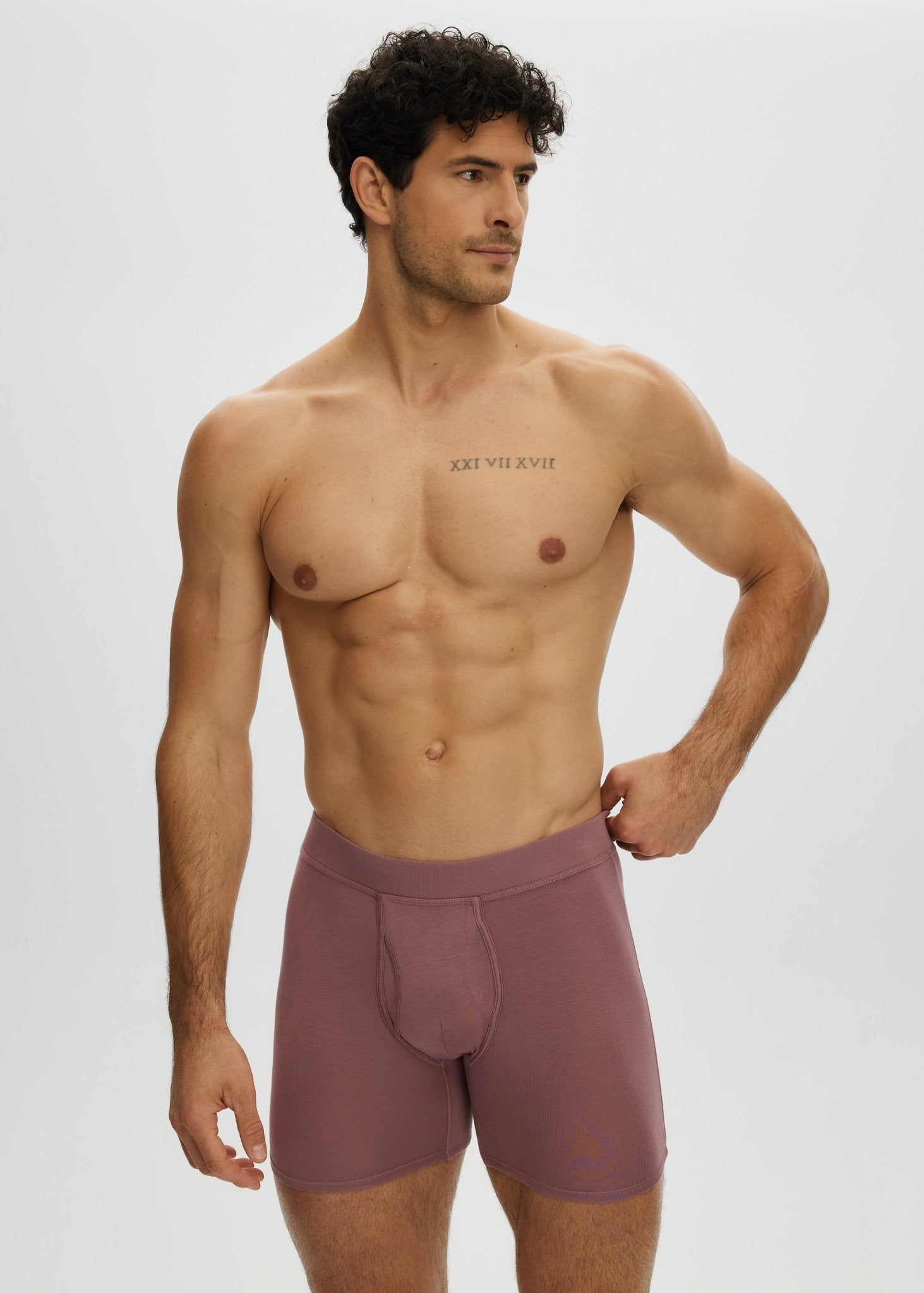 Essential Long Boxer Front Opening