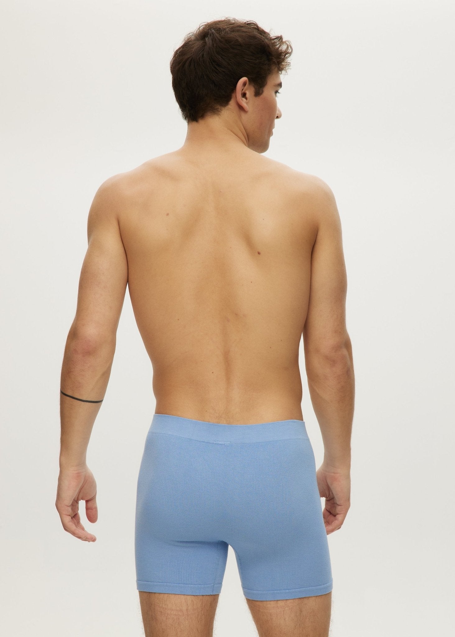 Men Seamless Waffle Short Boxer