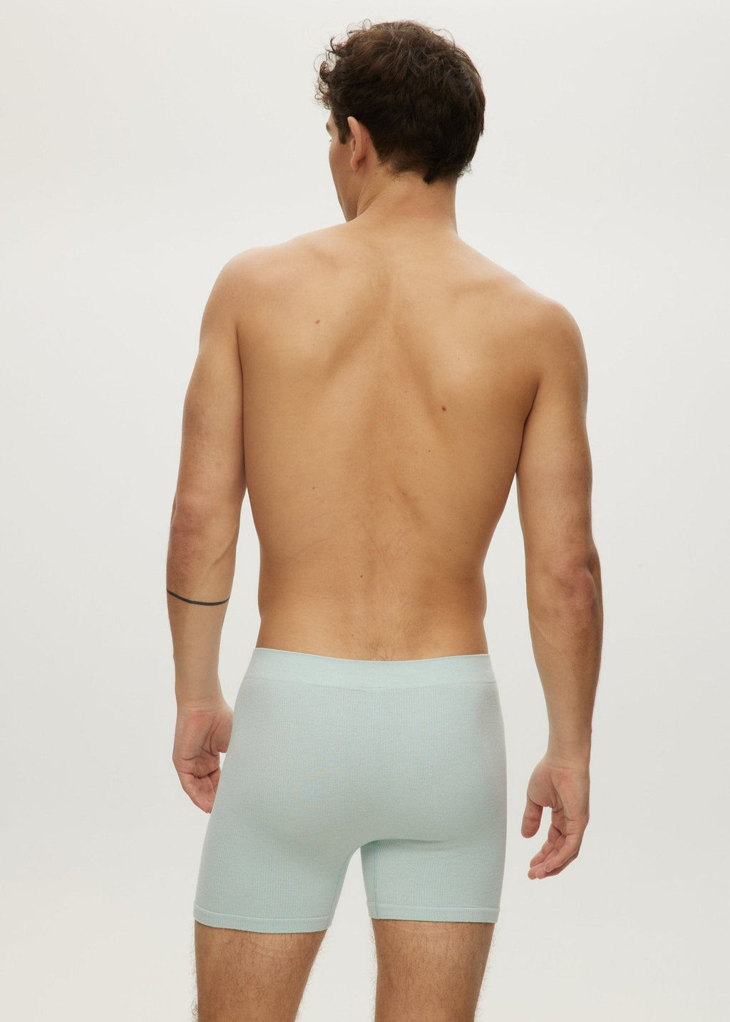 Men Seamless Waffle Short Boxer
