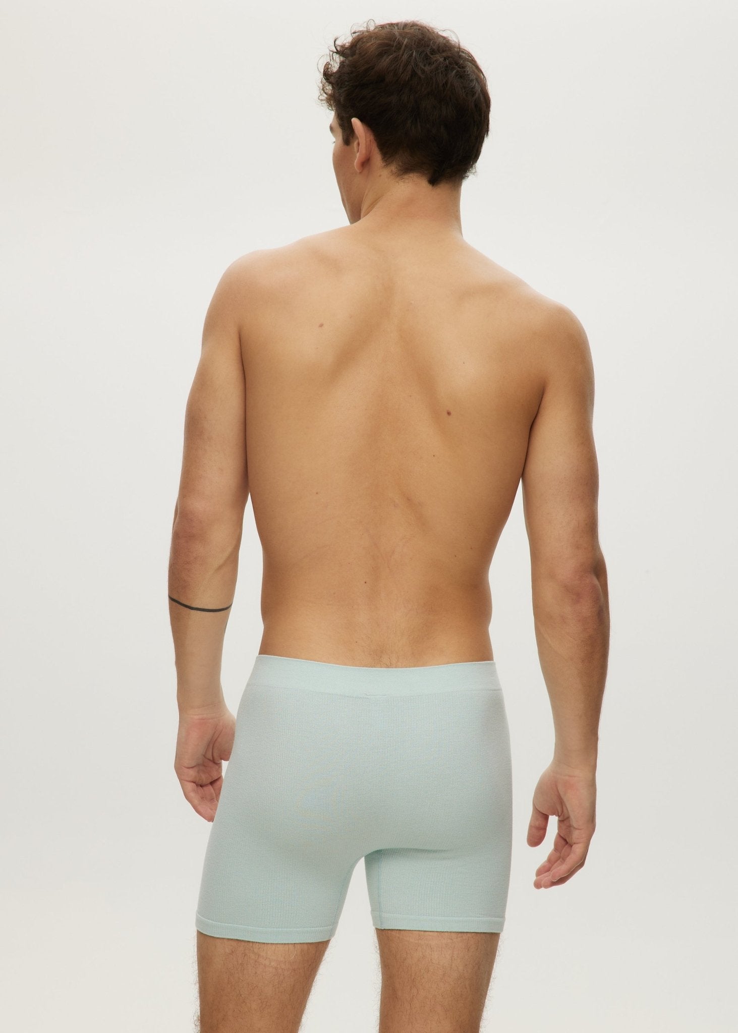 Men Seamless Waffle Short Boxer