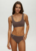 Seamless High Waisted Cheeky Brief