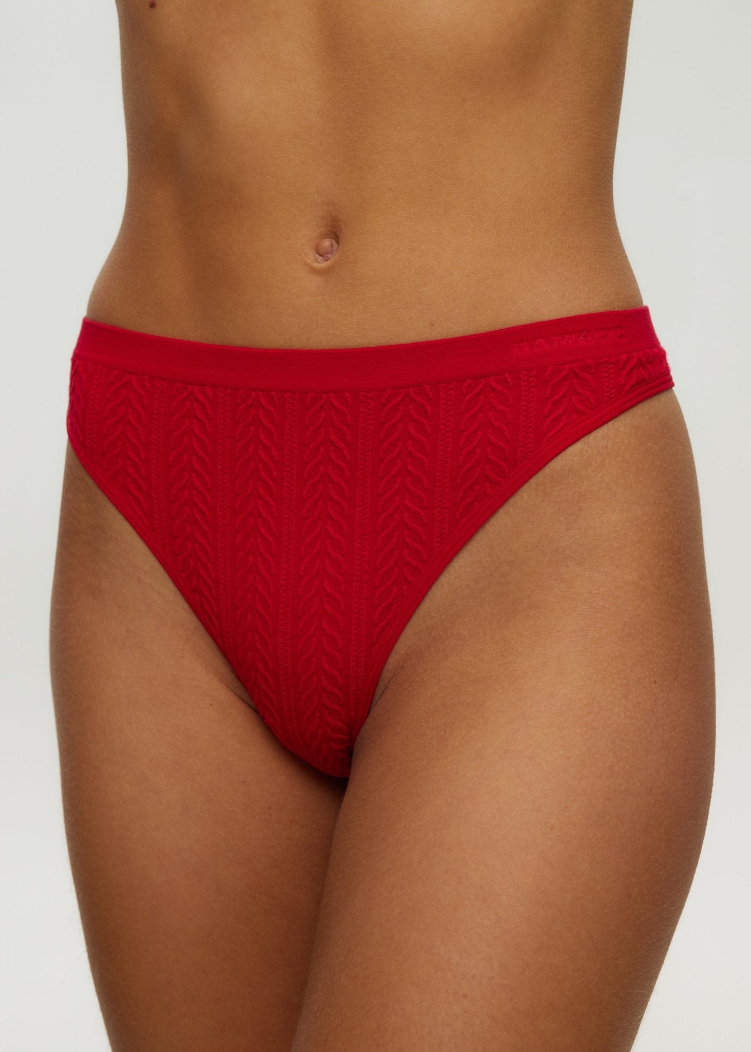 Seamless High Waisted Thong