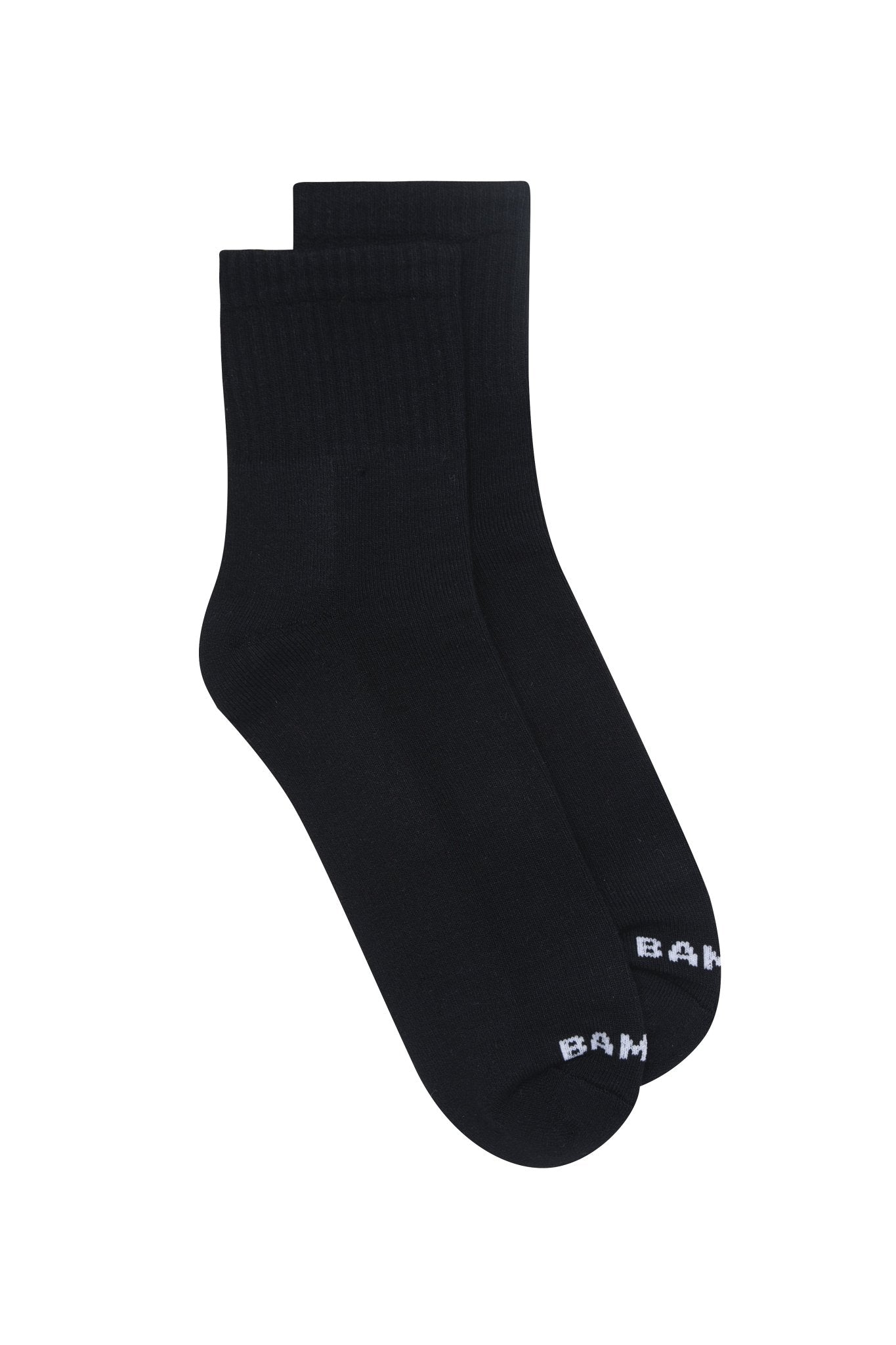 Unisex Black Ankle Socks