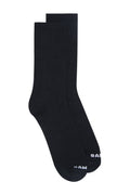 Unisex Black Crew Socks