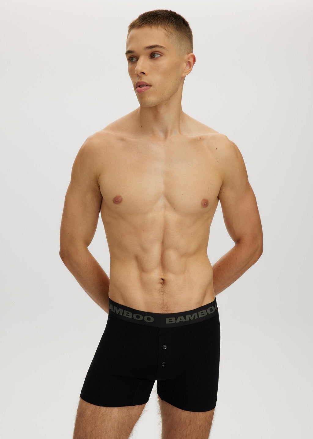 3-Pack Buttoned Boxer Briefs 4"