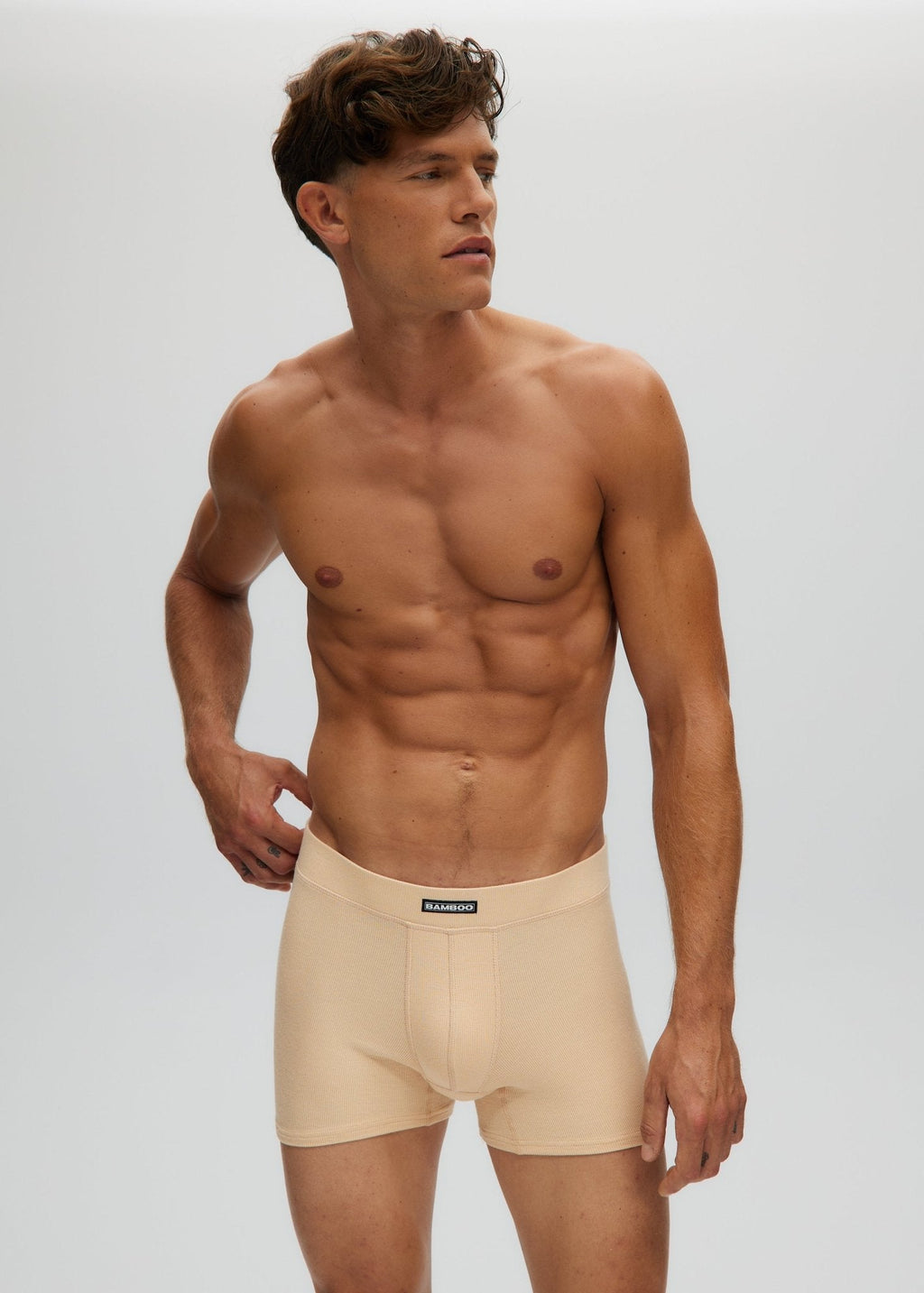 Rib Men Boxer 4"