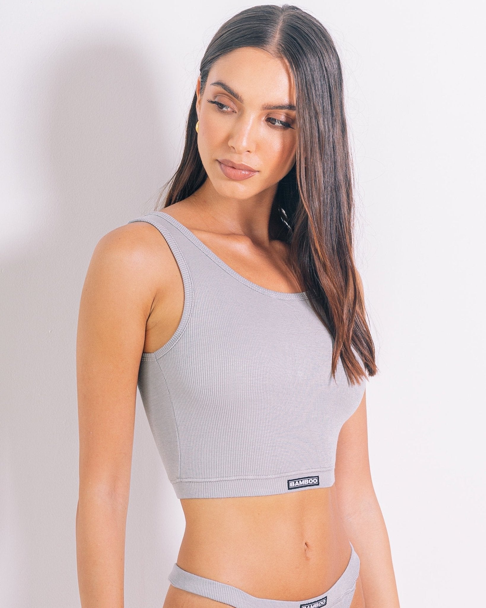 Rib Bralette Crop Top
